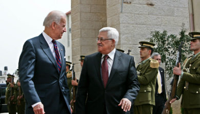 محمود عباس جو بايدن Mahmoud Abbas Joe Biden
